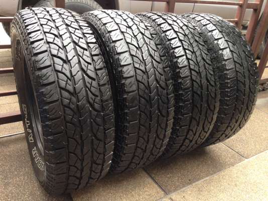 ยาง All Yokohama 265 70 16 สิ้นปี12 ดอกเต็ม ใช้ยาว ราคาไม่แพง