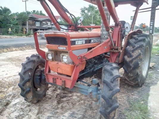 รถไถ75เเรงเก่านอกเครื่องดี