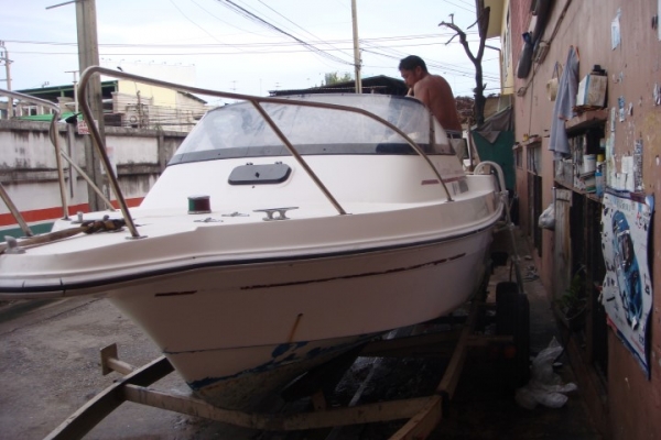 เรือ ตกปลา yamaha fc 21 เครื่อง 60หรือ 90