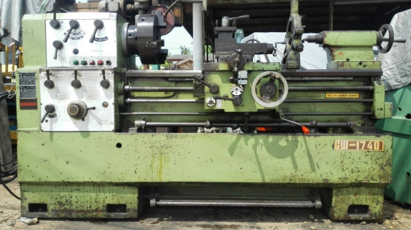 Sell> แท่นกลึง GOODWAY 6 ฟุต เกียร์บล็อค 4 เพลาเด้งเบรค/มีปั้มน้ำ/สามขา/ถอดคอม้าได้/นิ้วมิลในตัว เครื่องสวยรางคมมาเทสก่อนได้!!