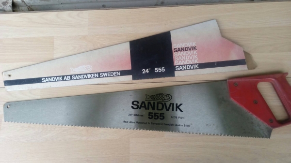ขายเลื่อยลันดาSANDVIK 24"Made in Sweden.สวีเดนงานเก่าเก็บ