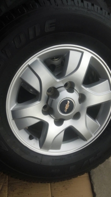 245/70R16 แม๊กเชฟโรเร็ต พร้อมยาง BRIDGESTONE DUELER H/T tel.081-4273941 ไอดีไลน์ 0814273941 245/70R16 แม๊กเชฟโรเร็ต พร้อมยาง BRIDGESTONE DUELER H/T tel.081-4273941 ไอดีไลน์ 0814273941