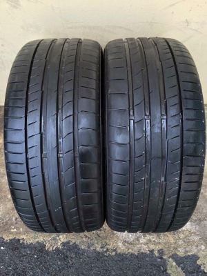 ขายยาง CONTINENTAL ContiSportContact 5P 235-40-18 ปี13 ดอกหนาจัด ไม่กินข้าง คู่ละ 3,400 บาท