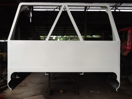 แพขึ้นรถเกี่ยวเหล็กต่อใหม่ทั้งคัน