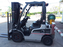 ขายรถโฟร์คลิฟท์ตามสภาพ Nissan LPG ขนาด 1.5, 2.0, 2.5, 4.5 ตัน นำไปซ่อมต่อเพื่อขายหรือให้เช่าได้กำไรดี
