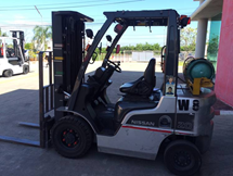 ขายรถโฟร์คลิฟท์ตามสภาพ Nissan LPG ขนาด 1.5, 2.0, 2.5, 4.5 ตัน นำไปซ่อมต่อเพื่อขายหรือให้เช่าได้กำไรดี