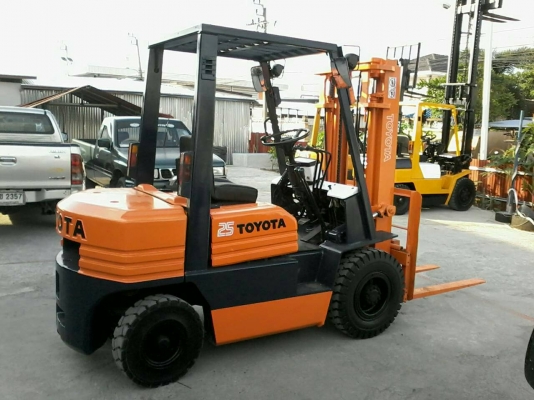 ขอจัดราคาพิเศษให้ครับเครื่องยนต์ดีเซลTOYOTA-5FD25,เกียร์คลัท.เสายกสูง3เมตร.งาสไลด์ซ้ายขวา.ราคา175,000บาทติดต่อ  062-742-5959