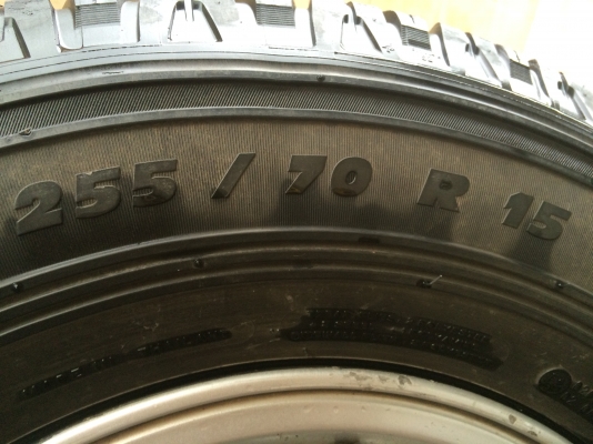 ขายล้อเดิม ไทเกอร์ พร้อมยาง มิชลีน255/70/15