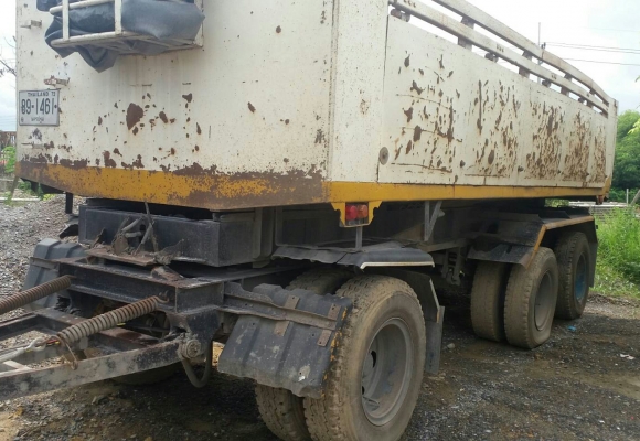 ปิดการ(ขาย)แล้วครับ พ่วงละ 585,000บ สิบล้อ ฮีโน่ FM187L HO7C185แรง แม่ลูก 3คานยัด สภาพดีพร้อมใช้งาน