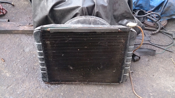 ขายหม้อน้ำทองแดงใบใหญ่พร้อมบังลม