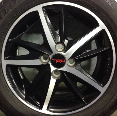 แม็ก Toyota New Vios TRD พร้อมยาง 185-60-15 แม็ก Toyota New Vios TRD พร้อมยาง 185-60-15