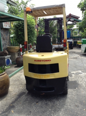 +++ ขายโฟล์คลิฟท์  SUMITOMO FD15  ขนาด  1.5  ตัน   เครื่องยนต์ดีเซล  เสา  3  เมตร  เกียร์ออโตเมติค  ยางตันใหม่