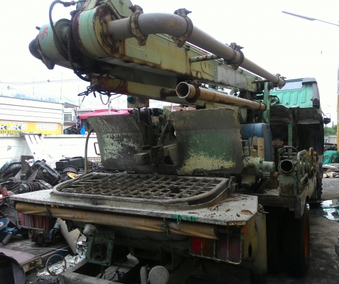 ขายรถปั้มปูน 6ล้อ HINO FC3J เครื่อง JO8C สูง18เมตร เก่านอกยังไม่เคยใช้งานในเมืองไทย พร้อมใช้งานครับ