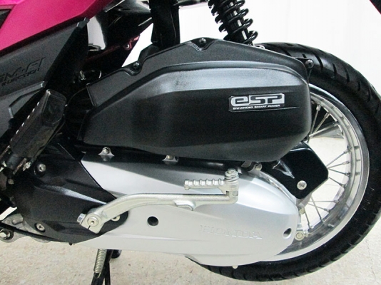 (โอนฟรี) ขาย All New Click 125 i Idling Stop ปี 2015 ไมล์แท้ 6646 กม ไฟหน้า LED เครื่องหัวฉีดประหยัดน้ำมัน สภาพสวยเดิมๆ มีกุญแจแท้ 2 ดอก สีชมพู ดำ