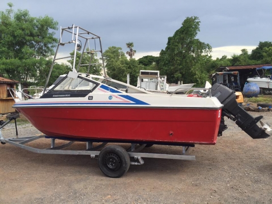 เรือนิสสัน ขนาด17ฟุต เครื่อง50แรงทริมไฟฟ้า