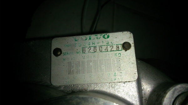 เทอร์โบ td04h-13c volvo