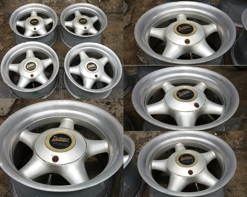 แม็กลายหยดน้ำ STAR-3 ขอบ15 กว้าง 8.5 et -27/Borli  15 กว้าง 8 นิ้ว et-15