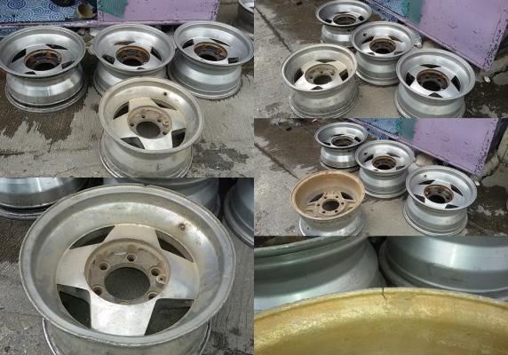 แม็กลายหยดน้ำ STAR-3 ขอบ15 กว้าง 8.5 et -27/Borli  15 กว้าง 8 นิ้ว et-15