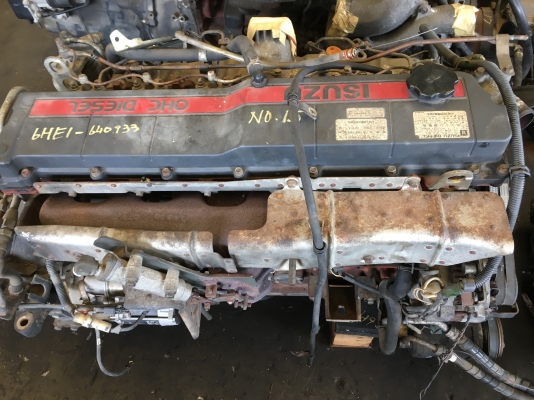 ขายเครื่องอีซูซุ 6HE1 195 แรงม้า เครื่องเก่าญี่ปุ่น สภาพสวย