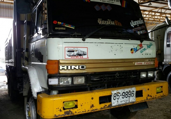 สิบล้อ ฮีโน่ FM227L EM100-220 สโลส 2เพา สภาพดีสวยเดิมๆแอร์เย็นๆพร้อมใช้ ทะเบียนพร้อมโอน