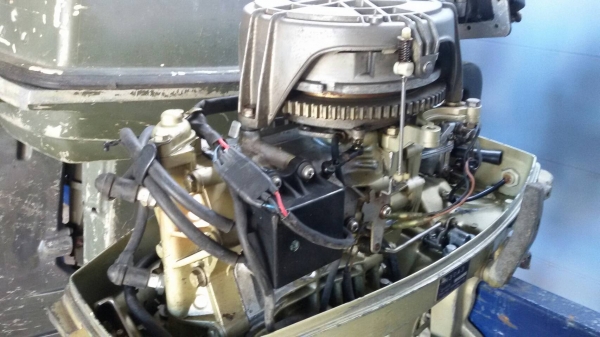 YAMAHA60hp นำเข้าสภาพดี นำเข้าจากญี่ปุ่น ทริมโช๊ค พร้อมใช้