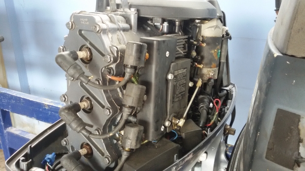 YAMAHA60hp นำเข้าสภาพดี นำเข้าจากญี่ปุ่น ทริมโช๊ค พร้อมใช้