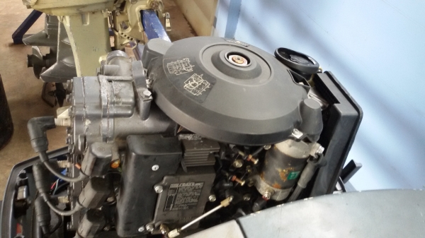 YAMAHA60hp นำเข้าสภาพดี นำเข้าจากญี่ปุ่น ทริมโช๊ค พร้อมใช้