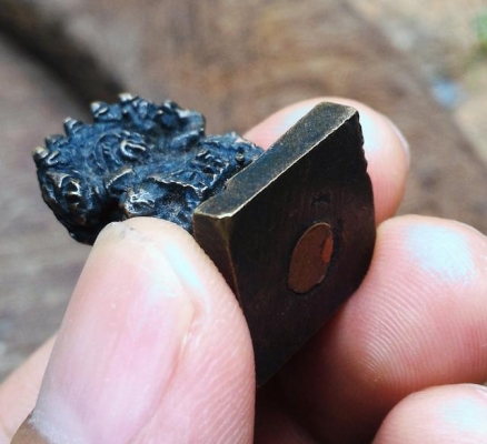 กริ่งพระพิฆเนศ ปางห้าเศียร ก้นอุด ปางนี้เป็นปางที่พิเศษสุดๆ ขอพรประทานความสำเร็จชนะอุปสรรค