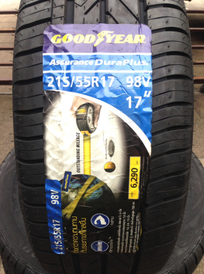 ยางใหม่ Goodyear 215 55 17 ปี16 ราคาเร้าใจ