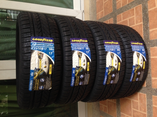 ยางใหม่ Goodyear 215 55 17 ปี16 ราคาเร้าใจ