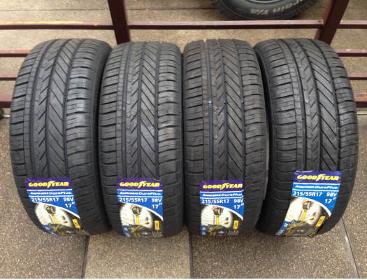 ยางใหม่ Goodyear 215 55 17 ปี16 ราคาเร้าใจ