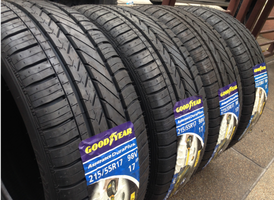 ยางใหม่ Goodyear 215 55 17 ปี16 ราคาเร้าใจ