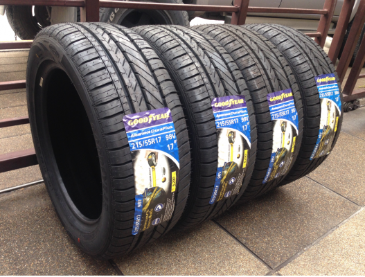 ยางใหม่ Goodyear 215 55 17 ปี16 ราคาเร้าใจ