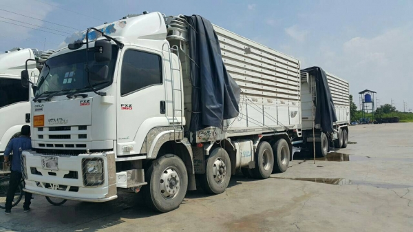 บรรทุกพ่วงแม่-ลูก อีซูซุ เดก้า 360แรง