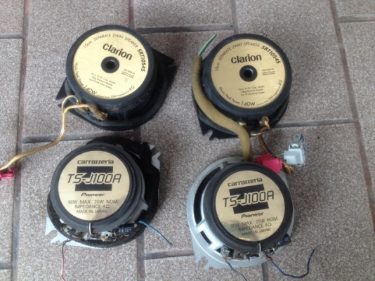 ลำโพง4นิ้วโครงหล่อ PIONEER กับ CLARION เก่าญี่ปุ่นเก่าสภาพดีคู่ละ ลำโพง4นิ้วโครงหล่อ PIONEER กับ CLARION เก่าญี่ปุ่นเก่าสภาพดีคู่ละ