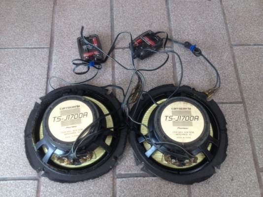 PIONEER TS J1700A โครงหล่อพร้อมพาสซีพเก่าญี่ปุ่นสภาพสวยคู่ละ PIONEER TS J1700A โครงหล่อพร้อมพาสซีพเก่าญี่ปุ่นสภาพสวยคู่ละ