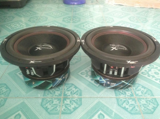 12&quot;xpower สเปค220/25/2/v&quot;4 ขายคู่ละ 3950 บาท
