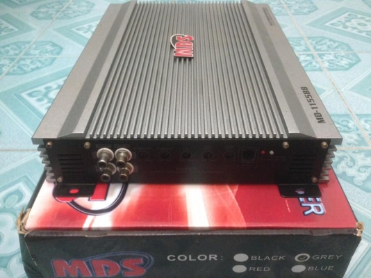 แอมป์คลาสดี MDS115588 สภาพสวย ไม่เคยซ่อม ไม่เคยแกะฝาสติกเกอร์ประกันยังอยู่ ขับ10&quot;-12&quot;ได้ ขาย 2500 บาท