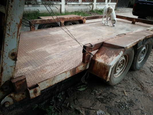 ขายเทเลอร์ลากรถเกี่ยวข้าวเหล็กหนา 4 นิ้ว