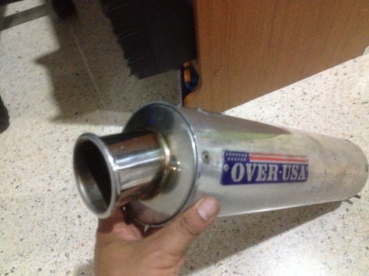 ท่อ OVER USA เเท้เก่าญี่ปุ่นสภาพสวย ท่อ OVER USA เเท้เก่าญี่ปุ่นสภาพสวย