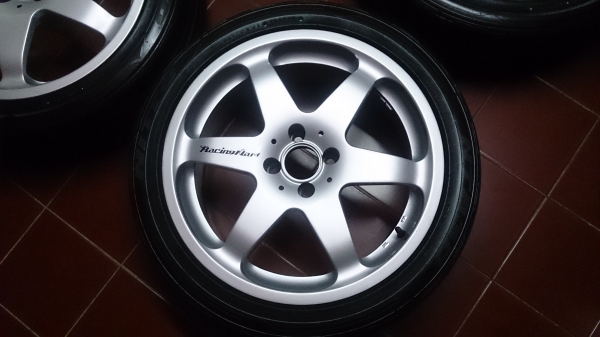 ล้อแท้ 17 4 รู 100 พร้อมยาง japan