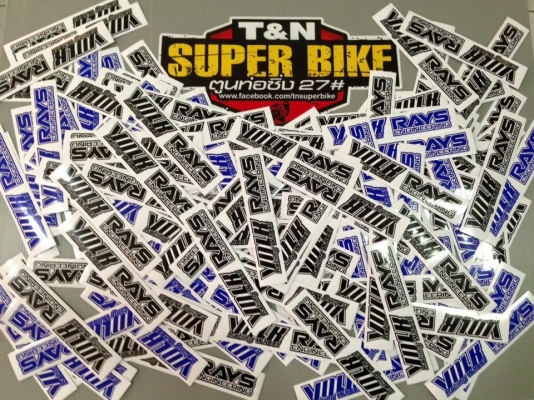 ขาย สติ๊กเกอร์ ติดก้านแม็ค งานเทียบแท้. TE37.Ce28 .งานดีติดแน่นครับ