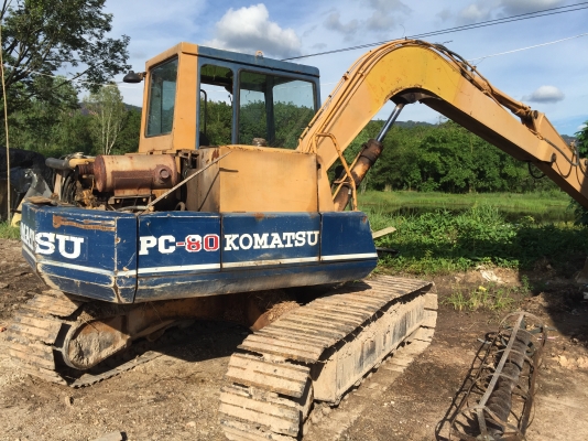 Komatsu PC80 รุ่น3 แทรคสวยมาก โซ่เต็ม เอวแน่น