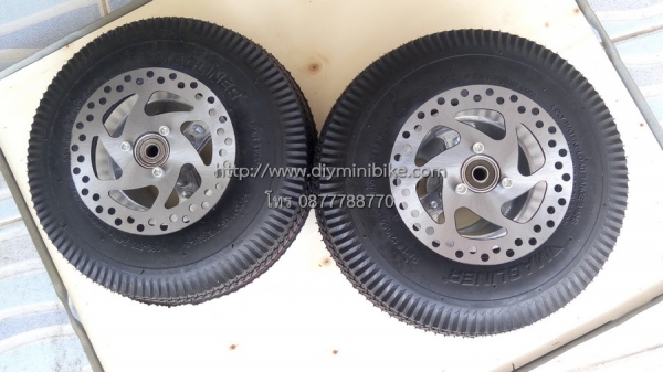 ขายล้อ 10 นิ้ว 1 คู่สำหรับรถไฟฟ้า รถมินิไบท์