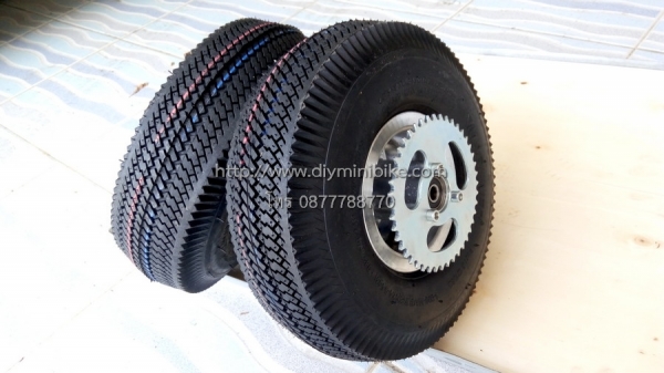 ขายล้อ 10 นิ้ว 1 คู่สำหรับรถไฟฟ้า รถมินิไบท์