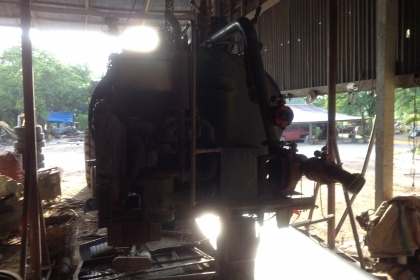 ขายด่วน ถังน้ำ 6000 ลิตร พร้อมเครื่องฉีดน้ำ