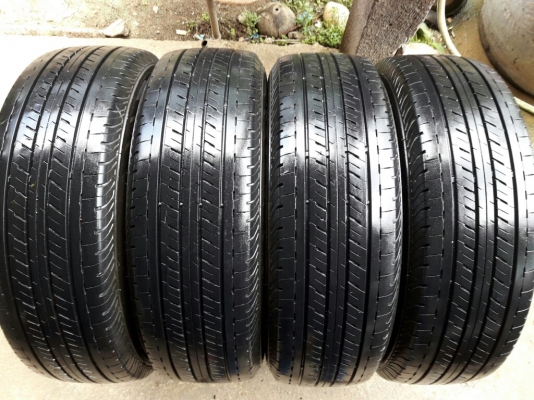 BRIDGESTONE รุ่น DURAVIS .215 65R16 ปี2015 ลงพื้นปลายปี2015 ยางรถกระบะ รถตู้ สภาพสวยมากๆ ดอกเต็มๆไม่มีปะไม่แพง