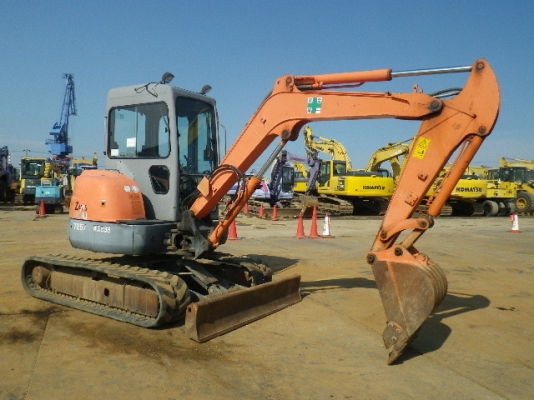 Hitachi ZX40U เก่าญี่ปุ่น ตู้เก๋ง เครื่อง Isuzu สนใจโทร 081-858-1834 แบงค์