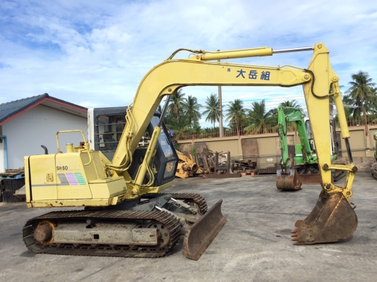 รถขุด Sumitomo SH60 มือสองนำเข้าจากญี่ปุ่น สภาพพร้อมใช้งาน