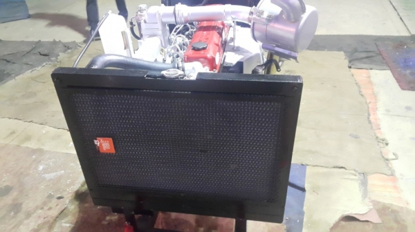 เครื่องสูบนํ้าขนาดใหญ่ประกอบใหม่